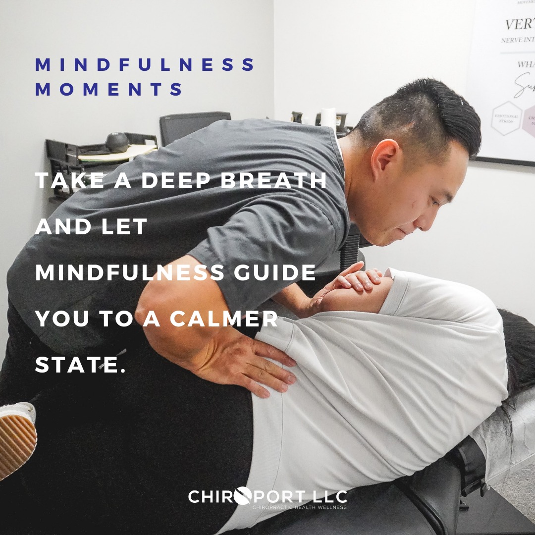 Dr. Lee performing a chiropractic adjustment at Chiroport LLC